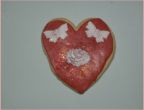 Heart cookies.